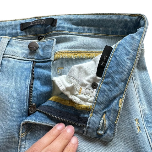 Genetic Denim‎ Daphne Midrise Winter Preppy Casual Chic Raw Hem Ankle Jeans - Picture 7 of 15